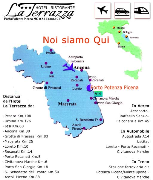 Mappa La Terrazza